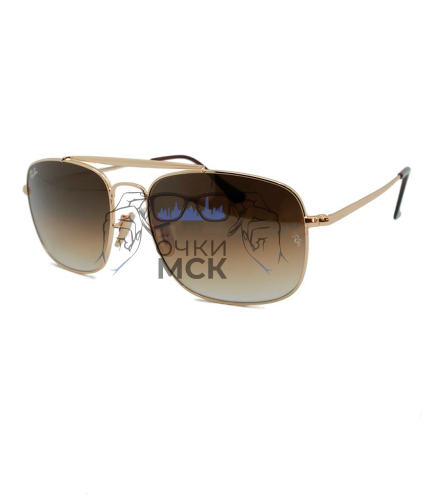 Очки Ray Ban RB3560 THE COLONEL Коричневый градиент солнцезащитные унисекс женские мужские оригинал