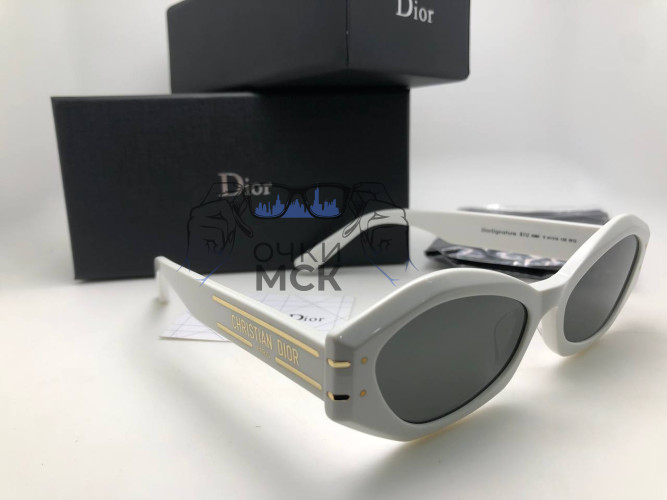 Очки Dior Signature SIU White Серый градиент солнцезащитные женские оригинал