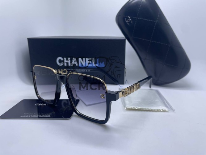 Очки Chanel Retro Gold/Grey солнцезащитные женские оригинал
