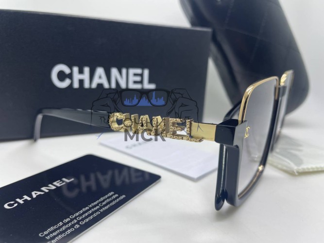 Очки Chanel Retro Gold/Grey солнцезащитные женские оригинал