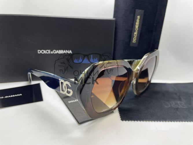 Очки Dolce & Gabbana Yellow/Brown солнцезащитные женские оригинал