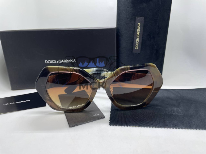 Очки Dolce & Gabbana Yellow/Brown солнцезащитные женские оригинал