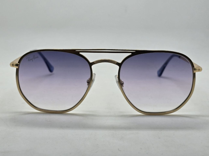 Очки Ray Ban Marshal Double Bridge RB3609 Gold/Grey солнцезащитные унисекс женские мужские оригинал