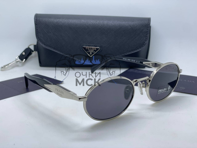 Очки Prada Silver Grey солнцезащитные унисекс женские мужские оригинал