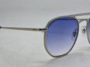 Очки Ray Ban Marshal Double Bridge RB3609 Silver/Blue солнцезащитные унисекс женские мужские оригинал