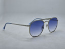 Очки Ray Ban Marshal Double Bridge RB3609 Silver/Blue солнцезащитные унисекс женские мужские оригинал