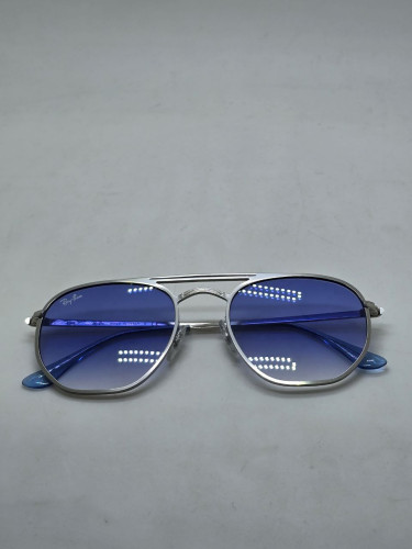 Очки Ray Ban Marshal Double Bridge RB3609 Silver/Blue солнцезащитные унисекс женские мужские оригинал