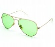 Очки Ray Ban Aviator Large Metal RB 3025 Салатовый солнцезащитные унисекс женские мужские оригинал
