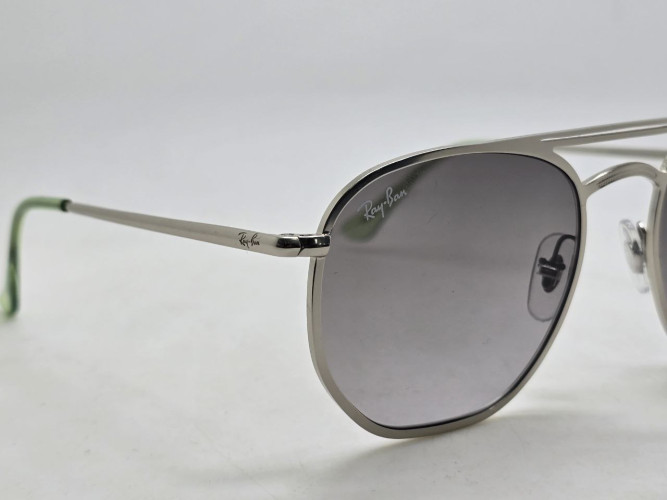 Очки Ray Ban Marshal Double Bridge RB3609 Silver/Grey солнцезащитные унисекс женские мужские оригинал