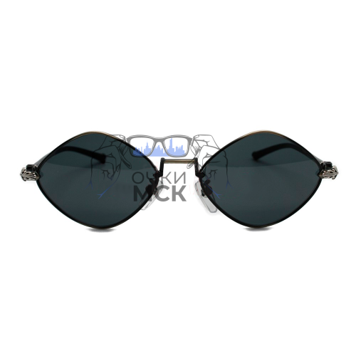 Очки Chrome Hearts DIAMOND DOG Черные солнцезащитные мужские оригинал
