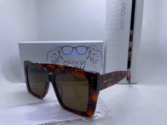 Очки Jimmy Choo Leo/Brown солнцезащитные женские оригинал