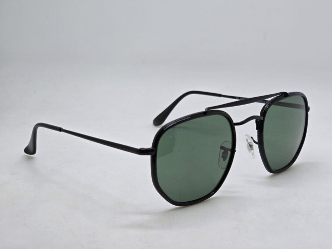 Очки Ray Ban Marshal Double Bridge RB3609 Black/Green солнцезащитные унисекс женские мужские оригинал