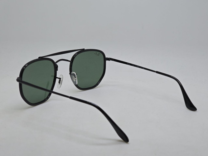 Очки Ray Ban Marshal Double Bridge RB3609 Black/Green солнцезащитные унисекс женские мужские оригинал