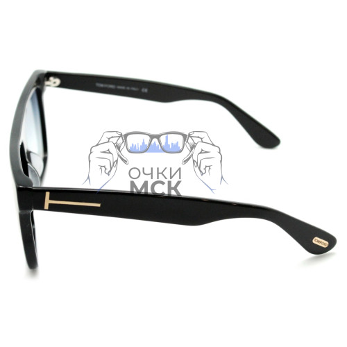 Очки Tom Ford Whyat FT 0709 Синий зеркальный градиент солнцезащитные женские оригинал 