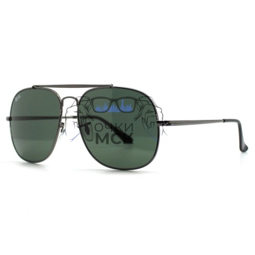 Очки Ray Ban The General RB3561 Натуральный зеленый солнцезащитные унисекс женские мужские оригинал