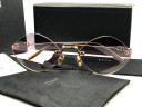 Очки Dior Rimless Mini Gold/Brown солнцезащитные унисекс женские мужские оригинал