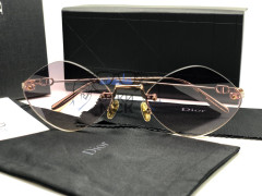 Очки Dior Rimless Mini Gold/Brown