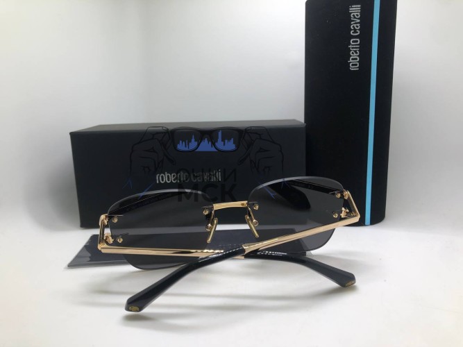 Очки Roberto Cavalli Gold Grey Eagle солнцезащитные унисекс женские мужские оригинал