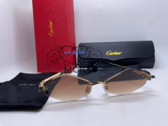 Очки Cartier Hexa Gold/Brown