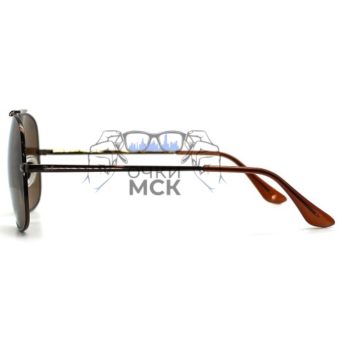 Очки Ray Ban The General RB3561 Коричневые солнцезащитные унисекс женские мужские оригинал