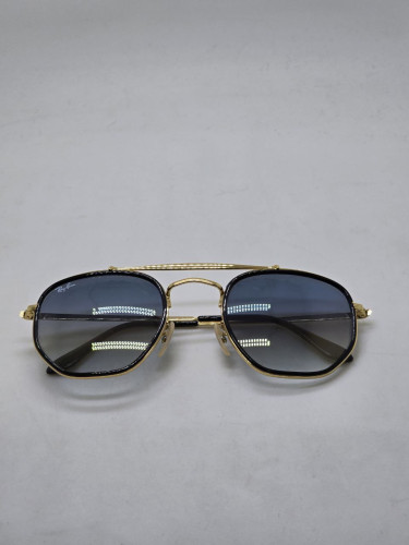 Очки Ray Ban Marshal Double Bridge RB3609 Gold/Grey солнцезащитные унисекс женские мужские оригинал
