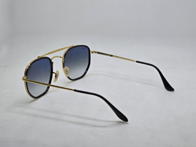Очки Ray Ban Marshal Double Bridge RB3609 Gold/Grey солнцезащитные унисекс женские мужские оригинал