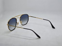 Очки Ray Ban Marshal Double Bridge RB3609 Gold/Grey солнцезащитные унисекс женские мужские оригинал