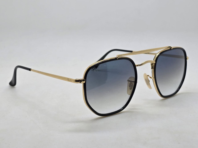 Очки Ray Ban Marshal Double Bridge RB3609 Gold/Grey солнцезащитные унисекс женские мужские оригинал