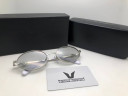 Очки Moncler Tatou Silver/Grey солнцезащитные унисекс женские мужские оригинал