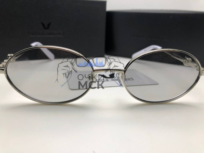 Очки Moncler Tatou Silver/Grey солнцезащитные унисекс женские мужские оригинал