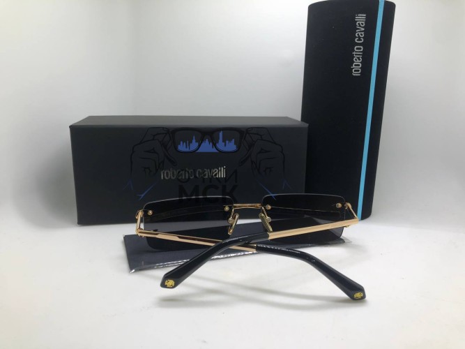 Очки Roberto Cavalli Low Gold Black солнцезащитные унисекс женские мужские оригинал