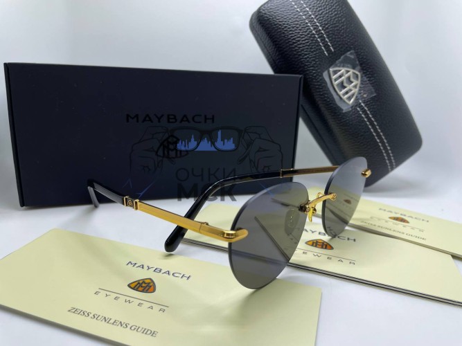 Очки Maybach Aviator Gold/Black солнцезащитные мужские оригинал