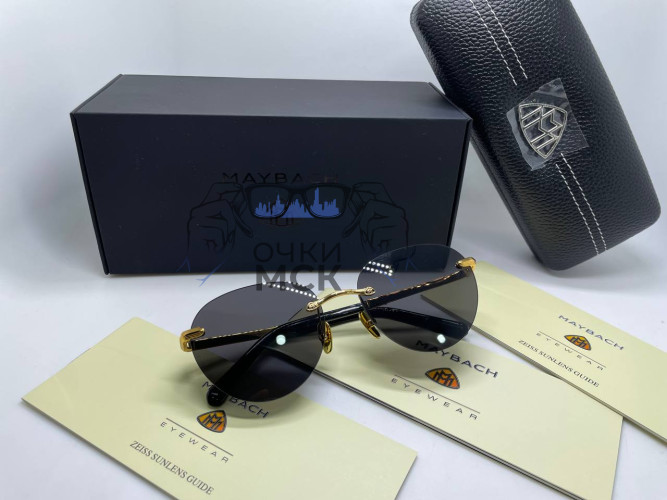 Очки Maybach Aviator Gold/Black солнцезащитные мужские оригинал