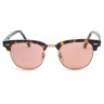 Очки Ray Ban Clubmaster RB 3016 Розовый градиент солнцезащитные унисекс женские мужские оригинал