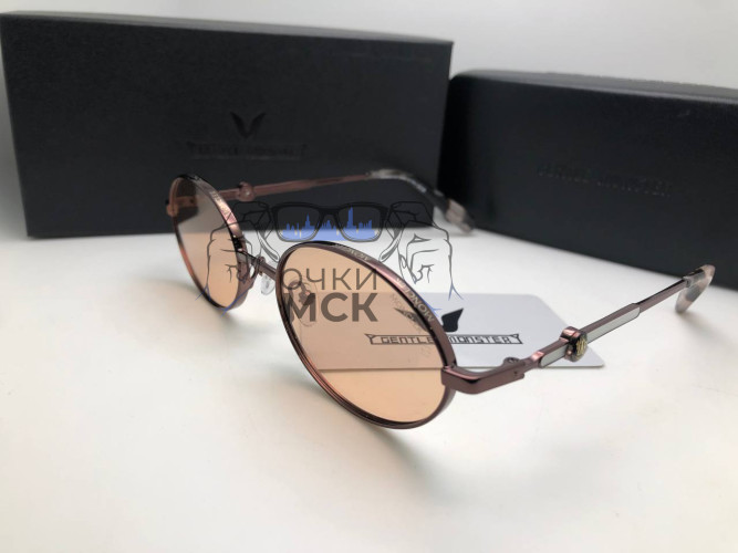 Очки Moncler Tatou Bronze/Brown солнцезащитные унисекс женские мужские оригинал