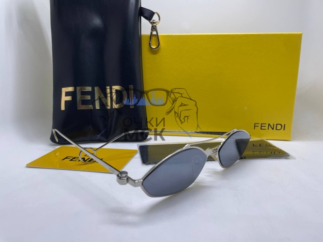 Очки Fendi Low Silver/Grey солнцезащитные женские оригинал