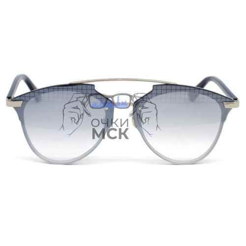 Очки Dior Reflected P Prism Серый зеркальный градиент солнцезащитные унисекс женские мужские оригинал