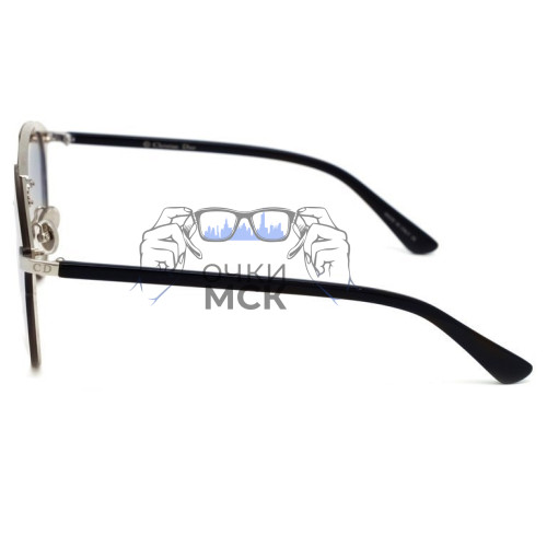 Очки Dior Reflected P Prism Серый зеркальный градиент солнцезащитные унисекс женские мужские оригинал