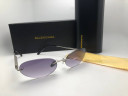 Очки Balenciaga BB9170 Silver/Dark Тёмный градиент солнцезащитные унисекс женские мужские оригинал