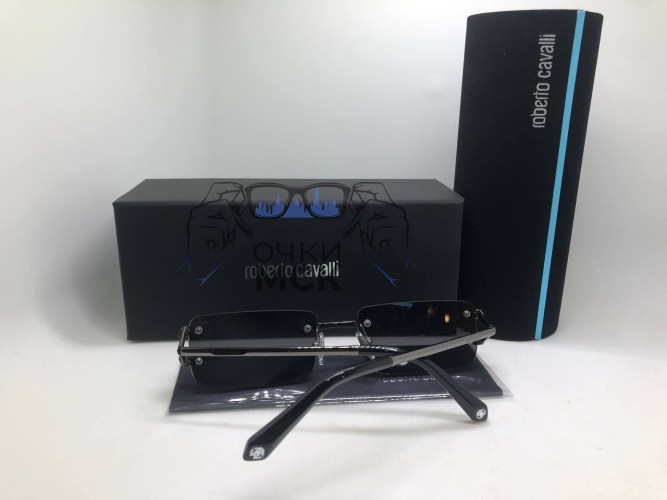 Очки Roberto Cavalli Low Metallic Grey солнцезащитные унисекс женские мужские оригинал