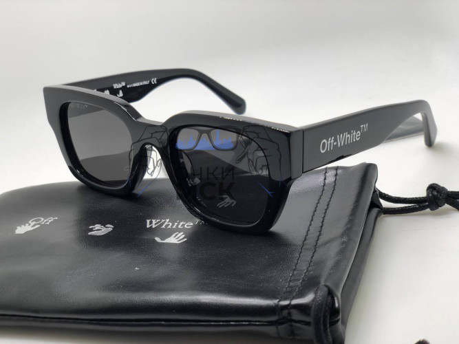 Очки Off-White 4-1-1 Black солнцезащитные унисекс женские мужские оригинал