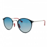 Очки Ray Ban Scuderia Ferrari RB3602-M Голубой зеркальный градиент солнцезащитные унисекс женские мужские оригинал