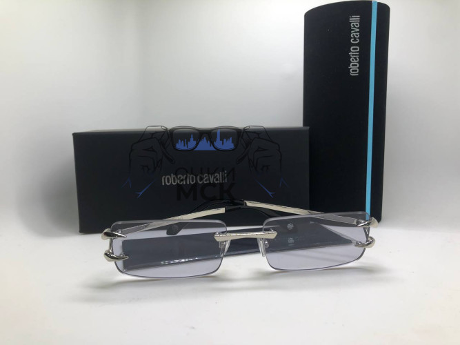 Очки Roberto Cavalli Low Silver Light Grey солнцезащитные унисекс женские мужские оригинал