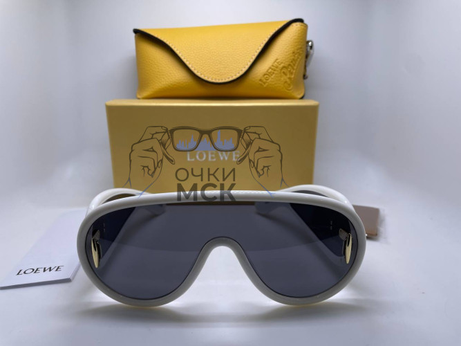 Очки Loewe Glass White/Black No Logo солнцезащитные женские оригинал