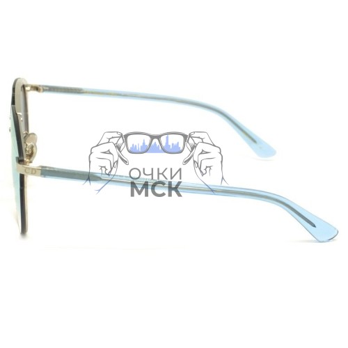 Очки Dior Reflected P Prism Голубой зеркальный градиент солнцезащитные унисекс женские мужские оригинал