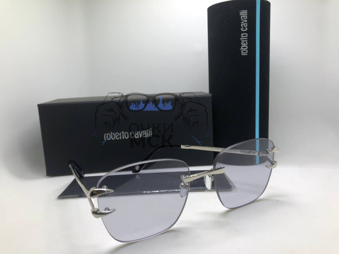Очки Roberto Cavalli Silver Grey Eagle солнцезащитные унисекс женские мужские оригинал