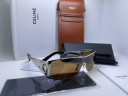 Очки Celine Silver Metall / Brown солнцезащитные унисекс женские мужские оригинал