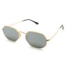 Очки Ray Ban Octagonal Metal RB3556N Серый солнцезащитные унисекс женские мужские оригинал