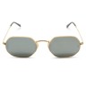 Очки Ray Ban Octagonal Metal RB3556N Серый солнцезащитные унисекс женские мужские оригинал