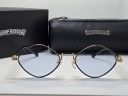 Очки Chrome Hearts 56-21-151 Black/Gold/Blue солнцезащитные женские оригинал